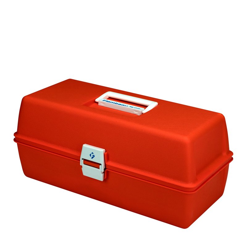 Portable First Aid Kit with 102 Components and Hard Plastic Case