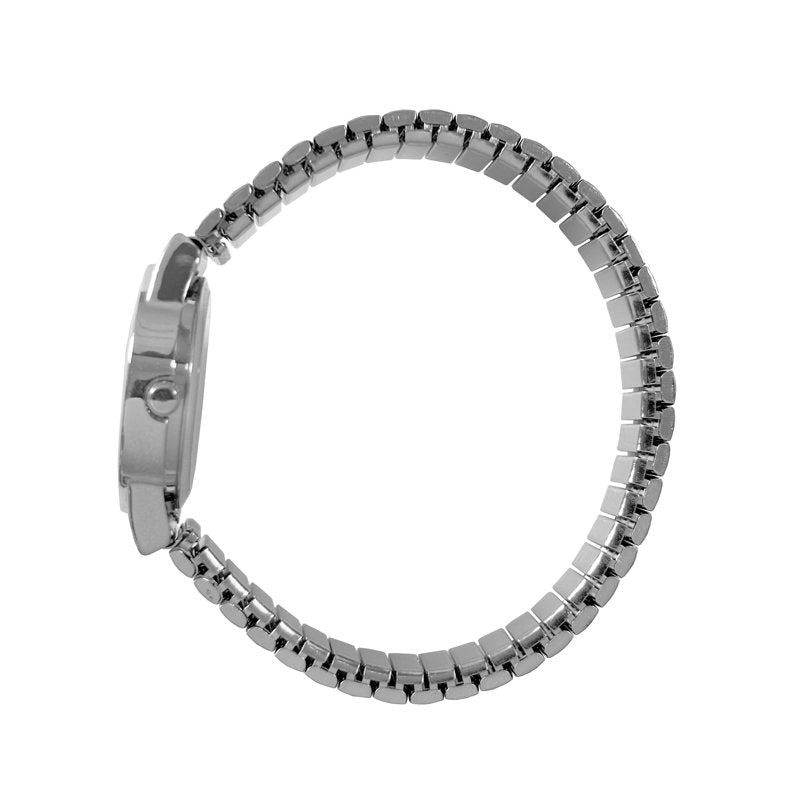 Unisex Silver Round Case Analog Watch - Classic Timepiece for Men & Women