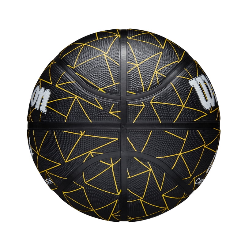 Wilson Caitlin Clark Repetition Outdoor Basketball - All Sizes | Black/Yellow