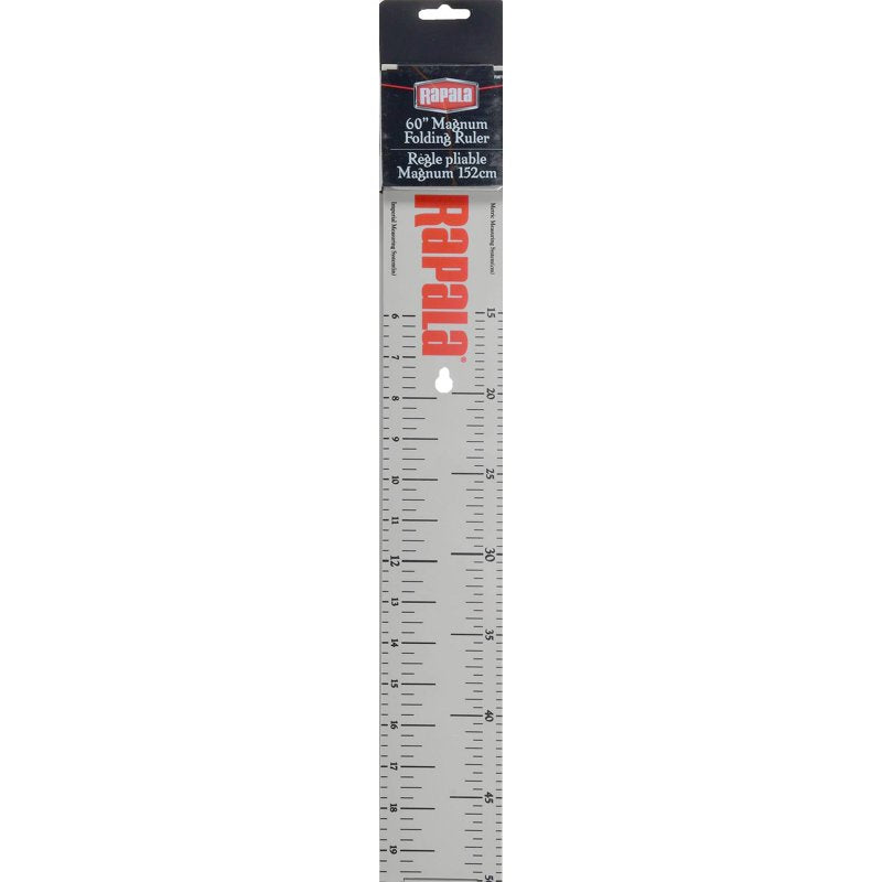 60-Inch Folding Fishing Ruler for Anglers, Water-Resistant Measuring Tool