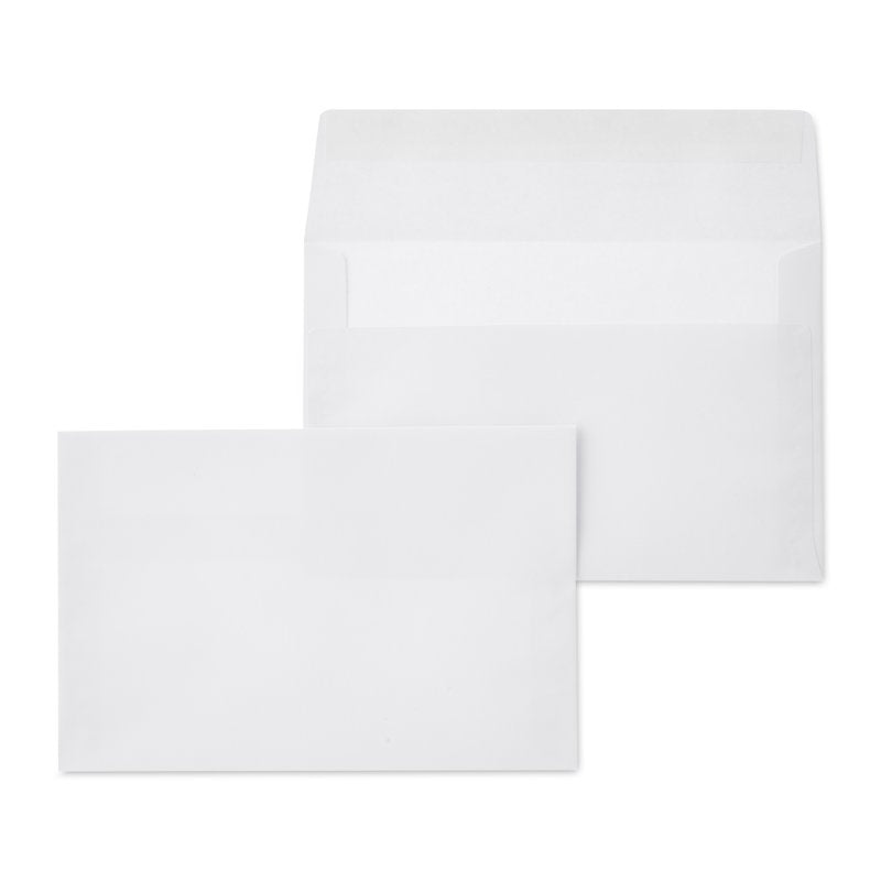 A9 Greeting Peel and Stick Envelopes - White, 5.75 x 8.75 inches, 50 Pack