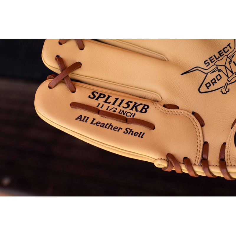 Youth Baseball Glove 11.5 Inch Pro Lite H-Web for Infield, Right Hand Throw