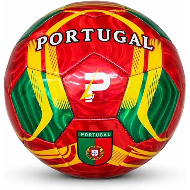 Portugal World Edition Soccer Ball – Globe Striker with Winding Bladder