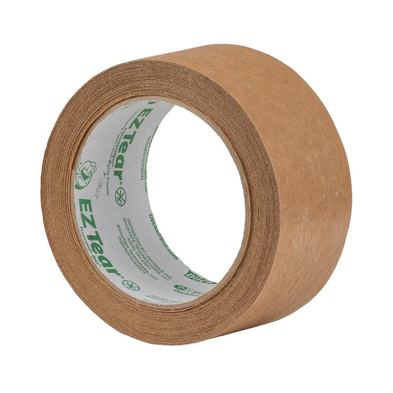 Duck EZ-Tear Tan Paper Packing Tape 1.88 in x 25 yd