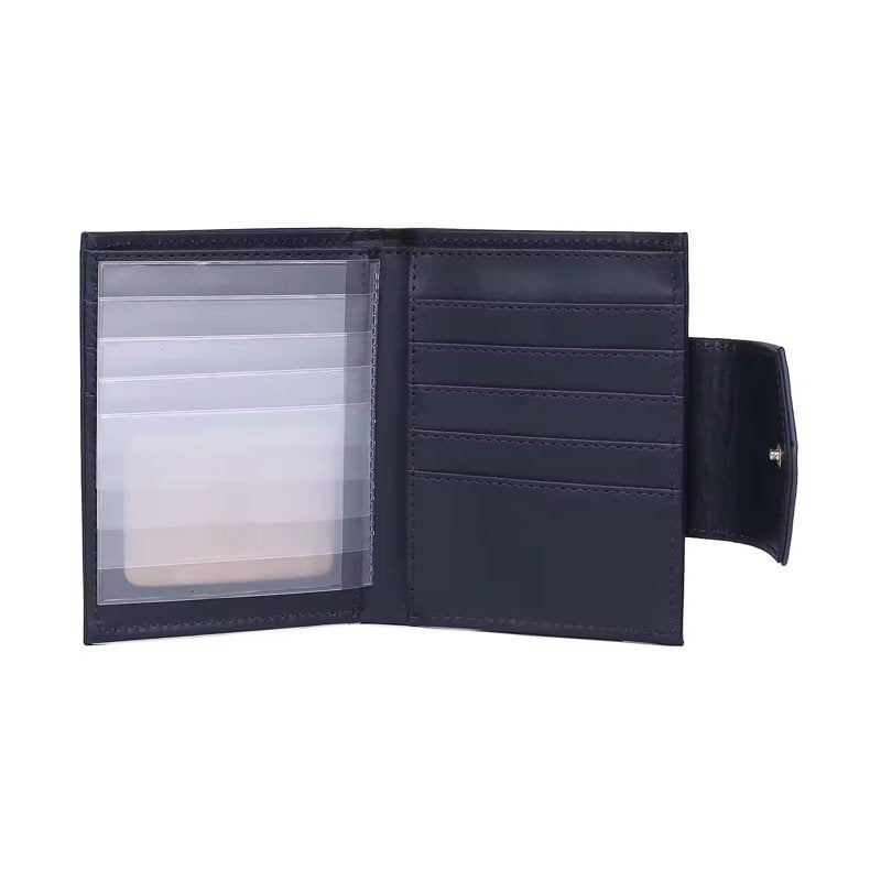 Women’s Leather Cardex Wallet with Multiple Card Slots and ID Window