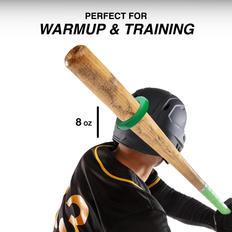 Baseball & Softball Bat Weight Set - Improve Swing Speed & Power - 4, 8, 12 Oz