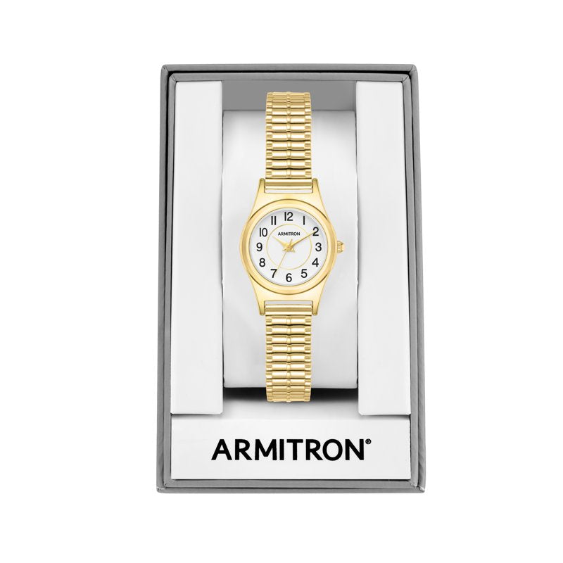 Women's Gold-Tone Expansion Band Wristwatch - Classic Analog Timepiece