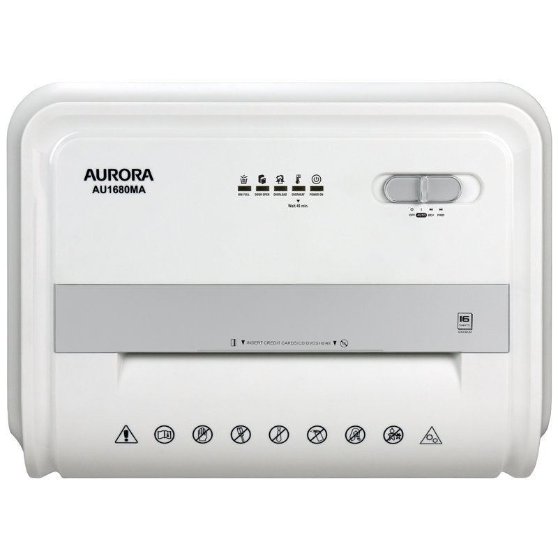 High-Security Micro-Cut Paper Shredder for Office & Home, 16-Sheet Capacity