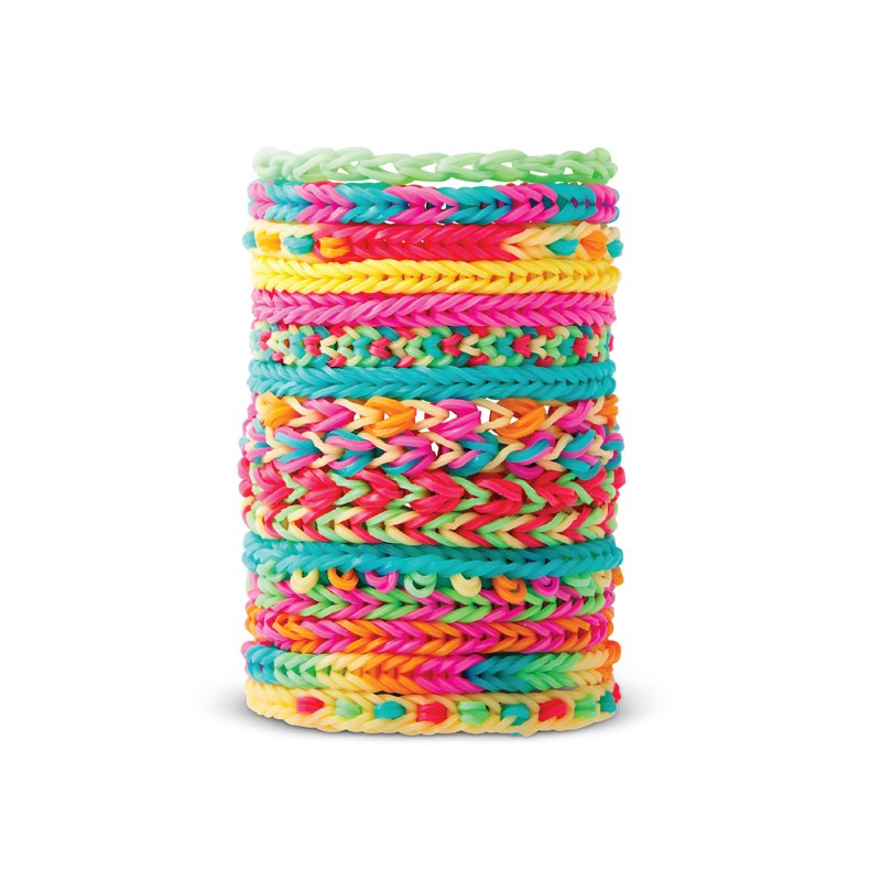 Scented Rubber Band Bracelets Making Kit - 3000 Colorful Fragrant Bands for Kids