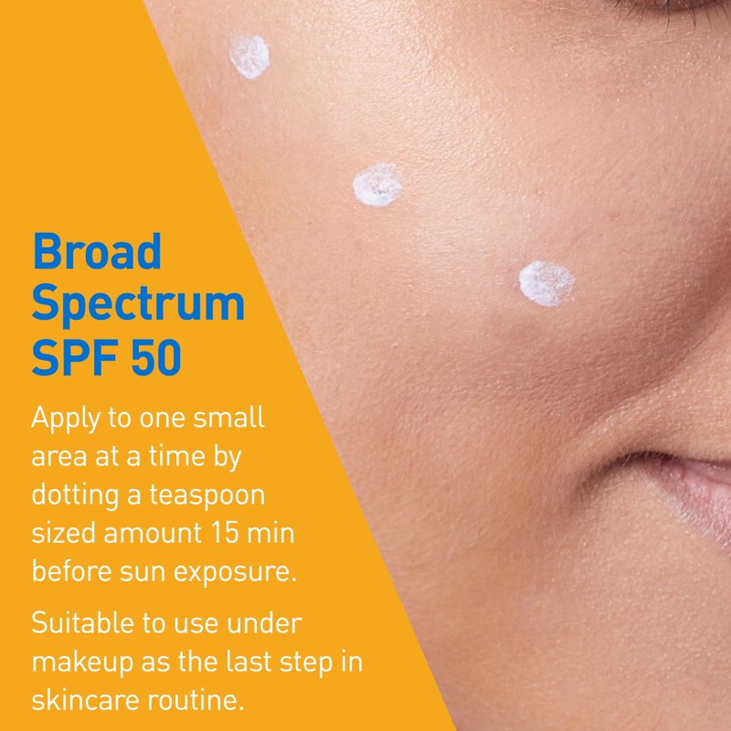 Mineral Sunscreen SPF 50 Face Lotion for Sensitive Skin Kids & Adults - Hydrating & Fragrance-Free