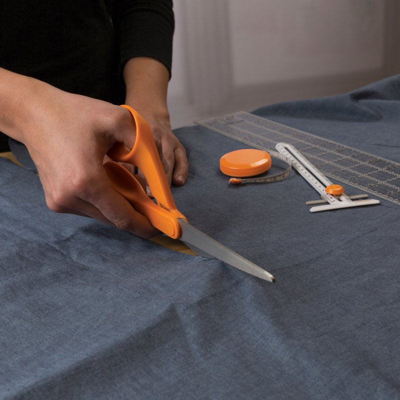 Fiskars Sewing Essentials Kit with Scissors, Thread Snips, Ruler & Tape Measure