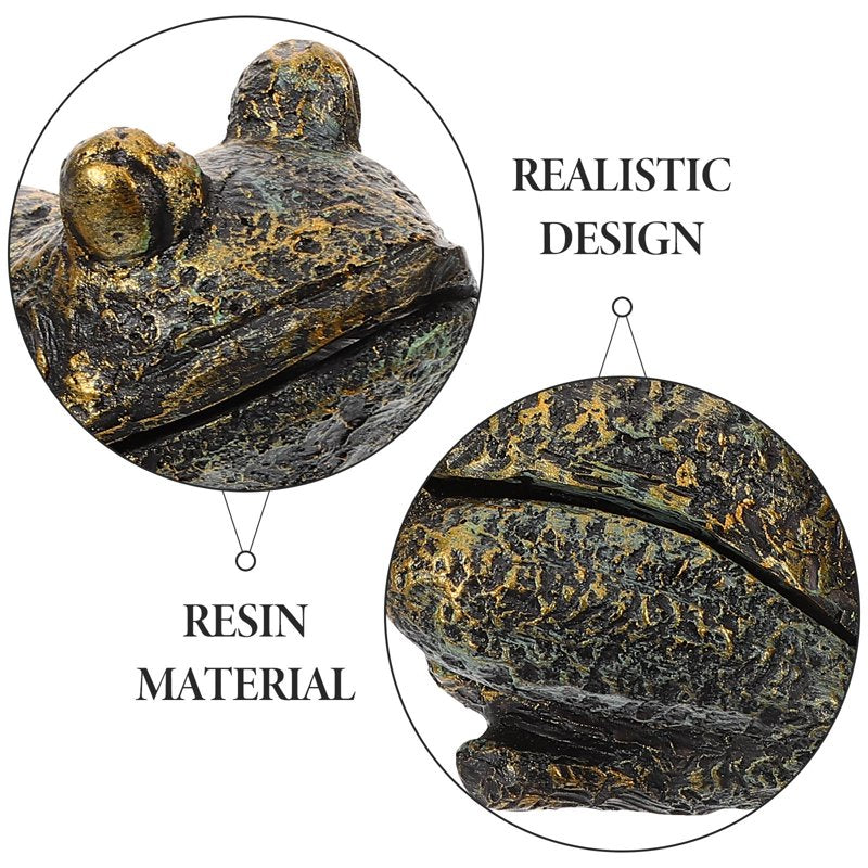 Garden Key Hider Box Frog Design Weatherproof Resin Outdoor Safe