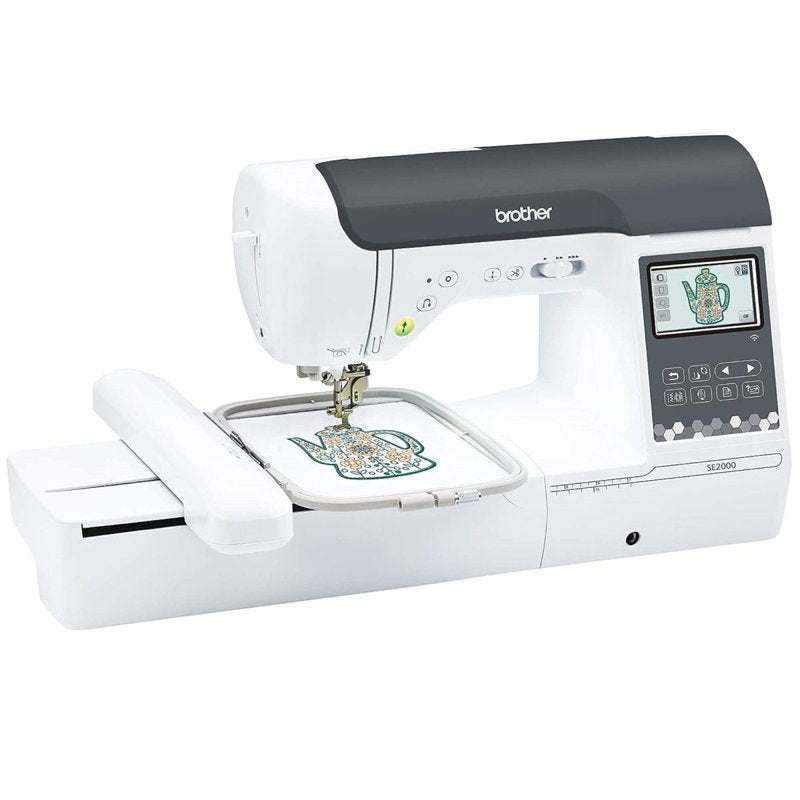 Brother SE2000 Embroidery and Sewing Machine with Deluxe Thread & Accessories