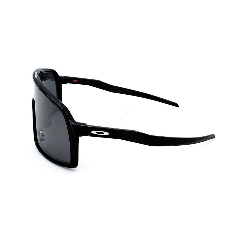 Unisex Shield Sunglasses with Prizm Black Lenses - Polished Black Frame