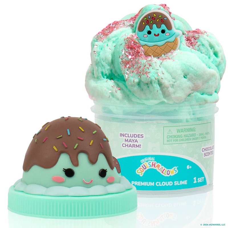 Squishmallows Maya Mint Ice Cream Plush Toy - Green Cloud Slime