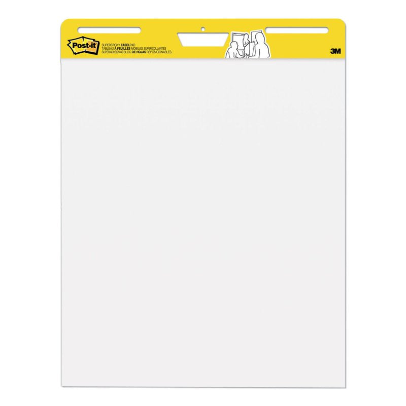 Large Sticky Easel Pad 25x30 Inches - 30 Sheets, 4 Pack, Repositionable Flip Chart Paper for Presentations