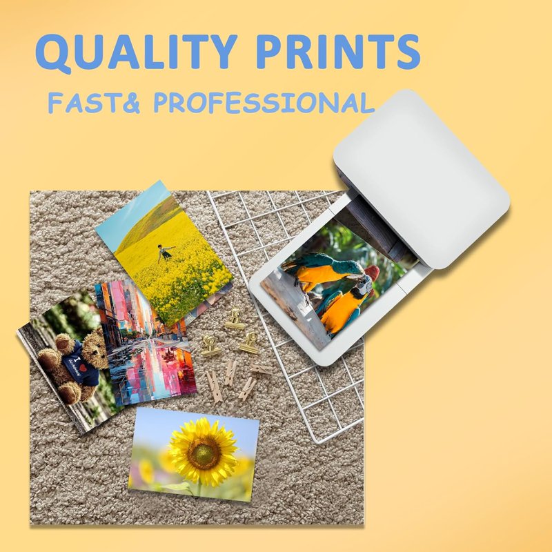 Photo Paper and Cartridge Refill Pack for Kodak PD460 4x6 Photo Printer - 80 Sheets