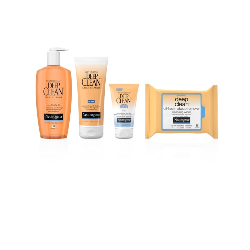 Deep Clean Gentle Facial Scrub - Oil-Free Exfoliating Face Wash for Pores - 4.2 fl oz (3 Pack)
