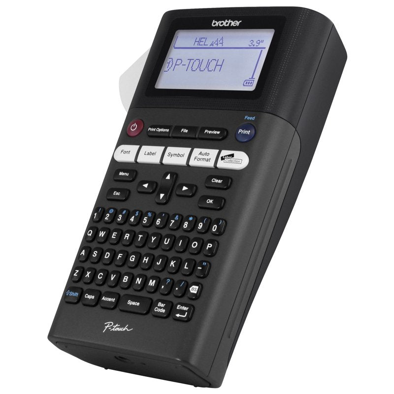 Handheld Label Maker with One-Touch Formatting and Custom Printing