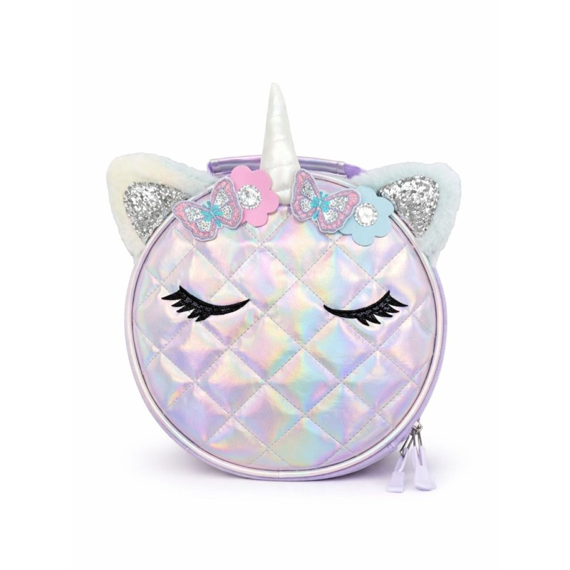 Unicorn Backpack and Lunch Box Set for Kids - 17-Inch School Bag with Insulated Lunchbox