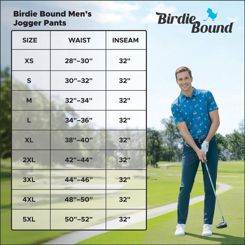 Men's Golf Joggers | Breathable, Stretchable Athletic Pants for On & Off Course