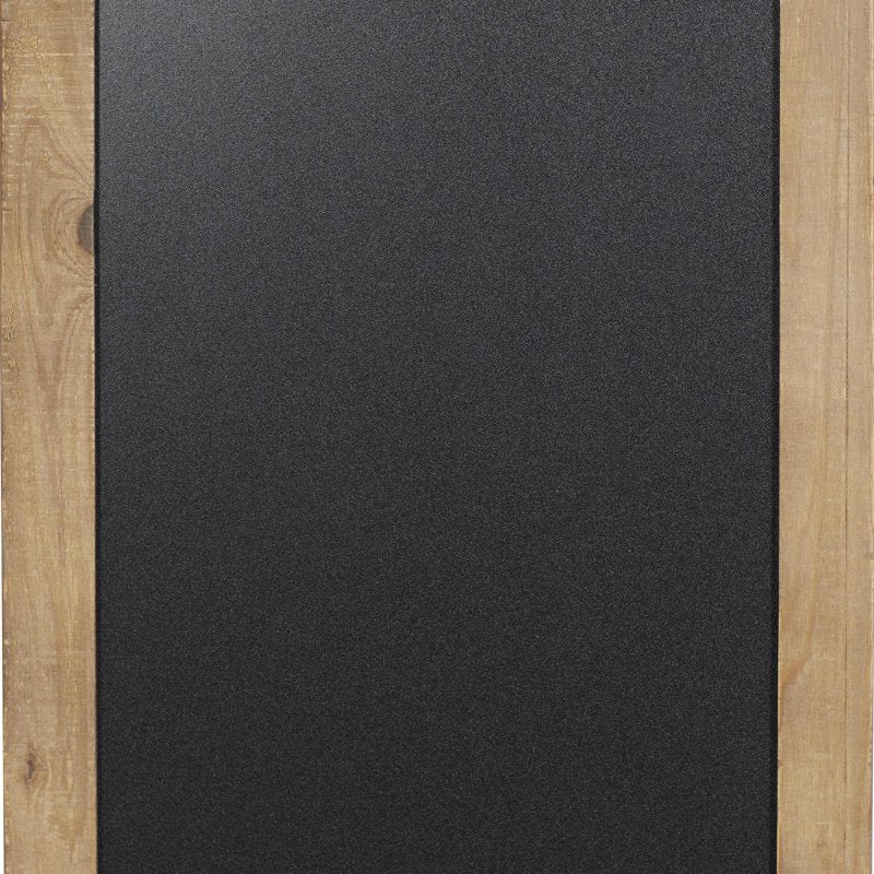 Farmhouse Wall Decor Chalkboard Sign with Barn Door Top - Rustic Wooden Wall Art