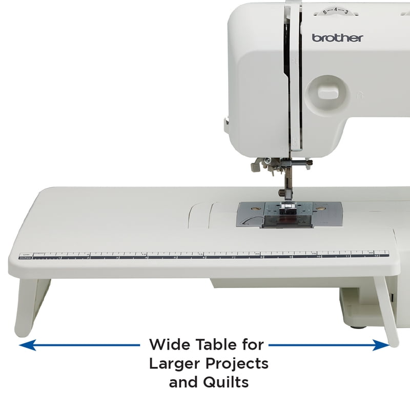 Sewing & Quilting Machine with Wide Table and Built-in Stitches – Multiple Sizes