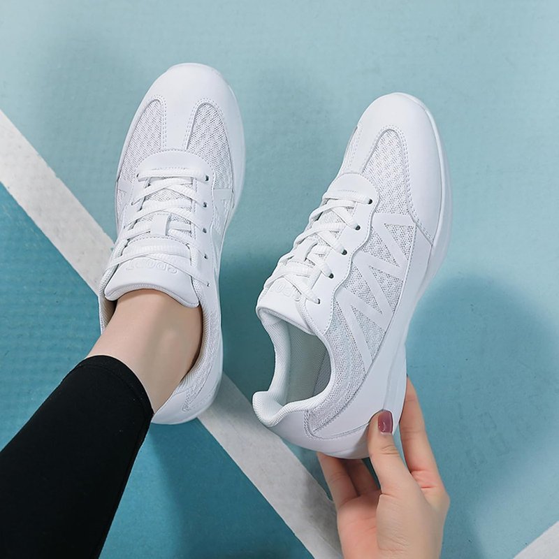 Lightweight Cheerleading Shoes for Girls Breathable Sport Sneakers