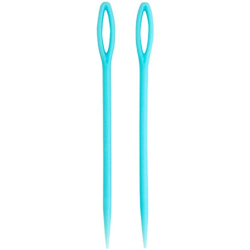 Plastic Yarn Needles Set of 2 - Large Eye Craft Knitting & Crochet Tools