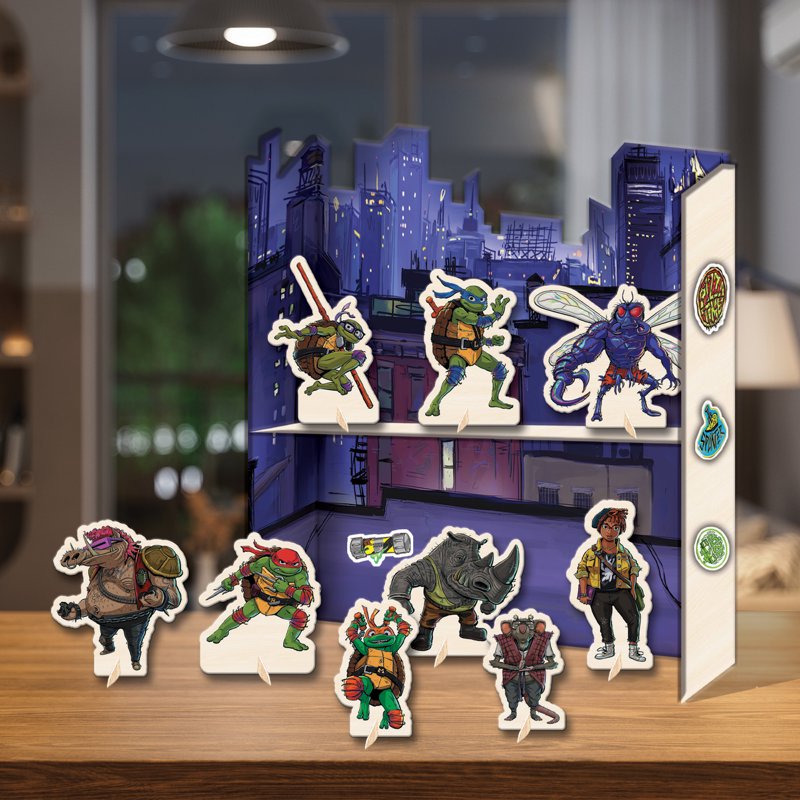 Teenage Mutant Ninja Turtles Craft Kit with Scene Building & Metal Posters