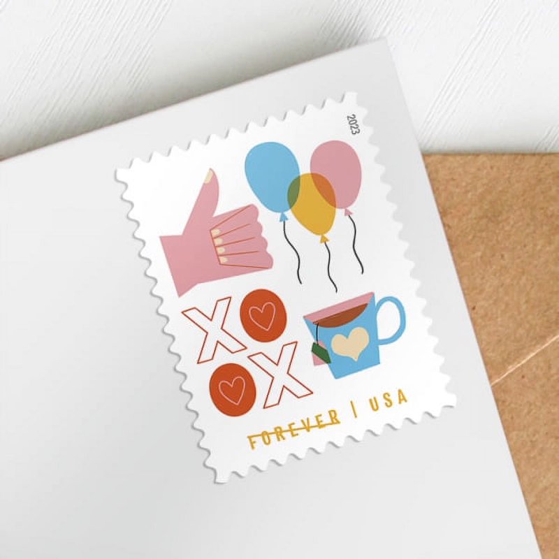 Thinking of You USPS Forever Postage Stamp Sheet of 20 - US First Class Letter