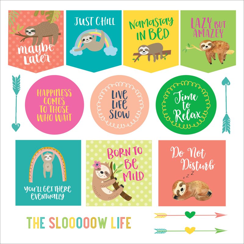 Inner F*cking Peace Sticker Book - Irreverent Inspirational Stickers, 50 Pages