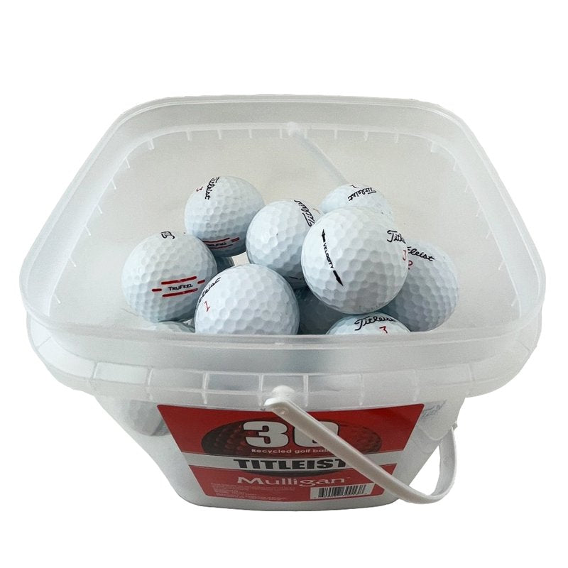 Recycled White Golf Balls - Pack Size Options Available, Titleist Used Balls
