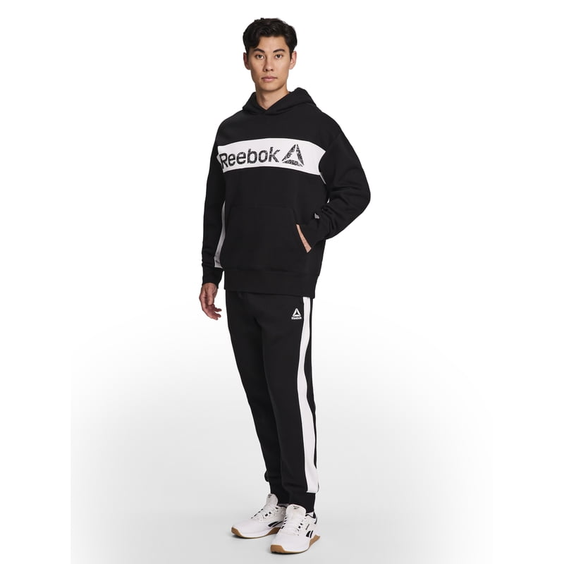 Men's Fleece Joggers with Pockets and Adjustable Waist - Reebok Activewear