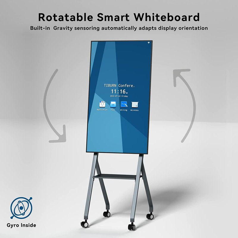 Smart Whiteboard with 4K UHD Display and Auto Framing Camera - 55 Inch, 65 Inch, 75 Inch Variants