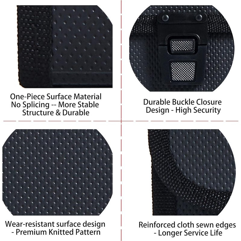 Fostbeen Legal Size 13-Pocket Accordion File Organizer - Expanding File Folder with Handle (Variation: Black-2)