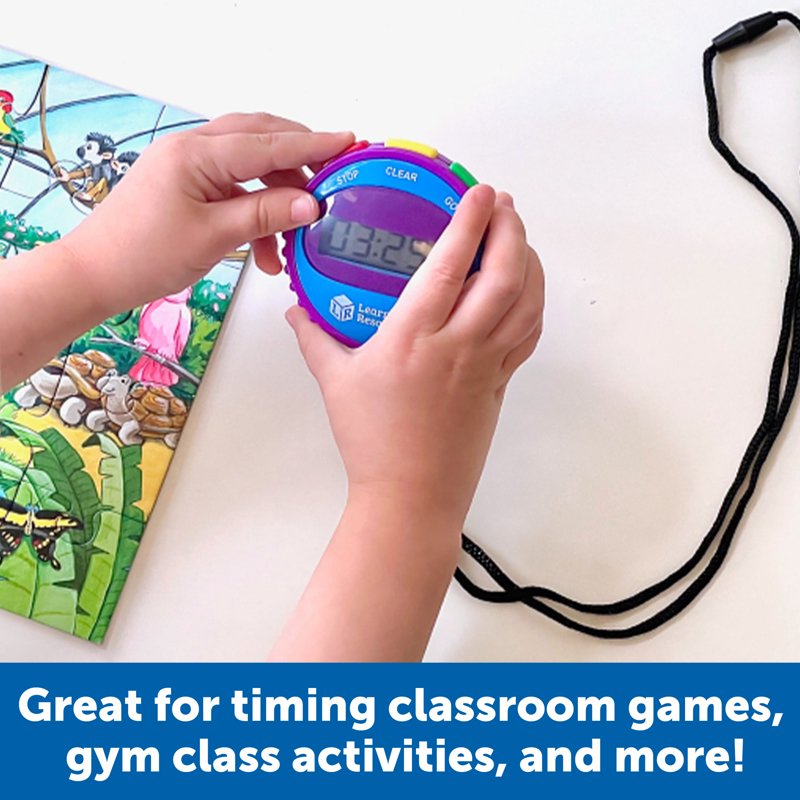 Kids Digital Stopwatch for Education and Sports - Easy-to-Use Timer for Ages 5+