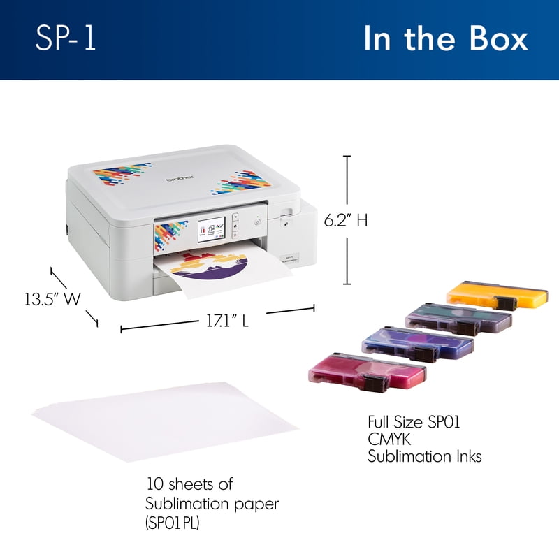 Brother Sublimation Printer with Wireless Connectivity for Heat Transfers