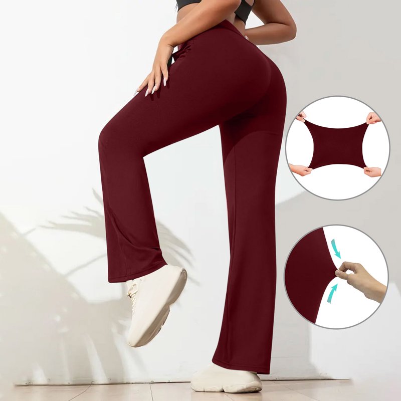 Women's Yoga Pants High Waist Stretch Tights with Pockets - Quick Dry Activewear