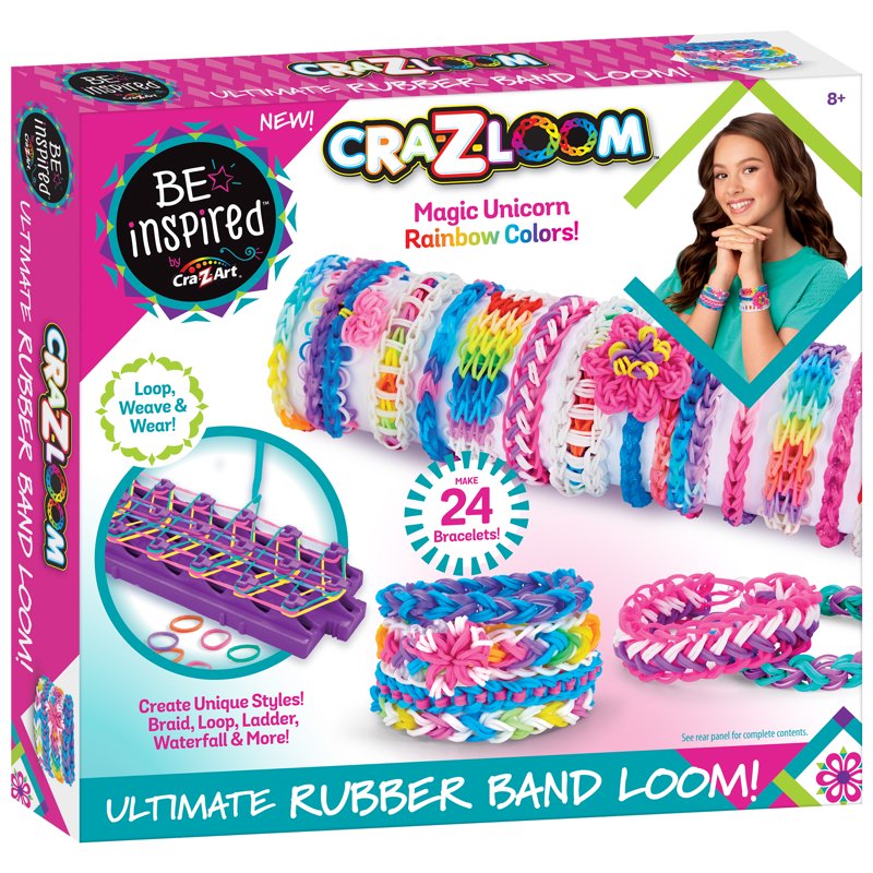 Rubber Band Loom Kit for Kids - Create Colorful Bracelets & Accessories