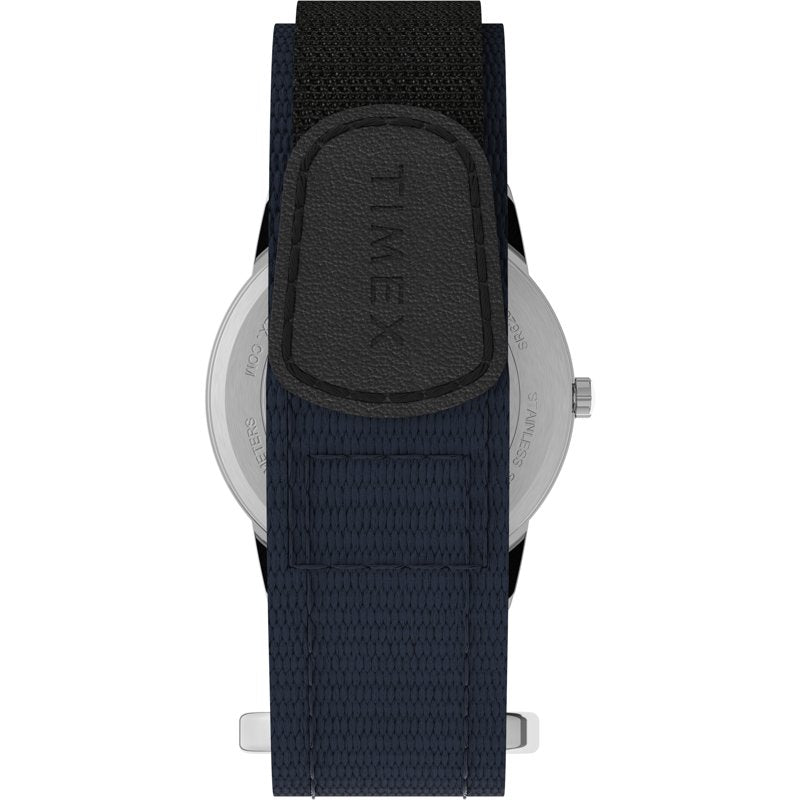 Casual Men’s Watch with Blue Dial and FastWrap Strap - Water-Resistant 35mm