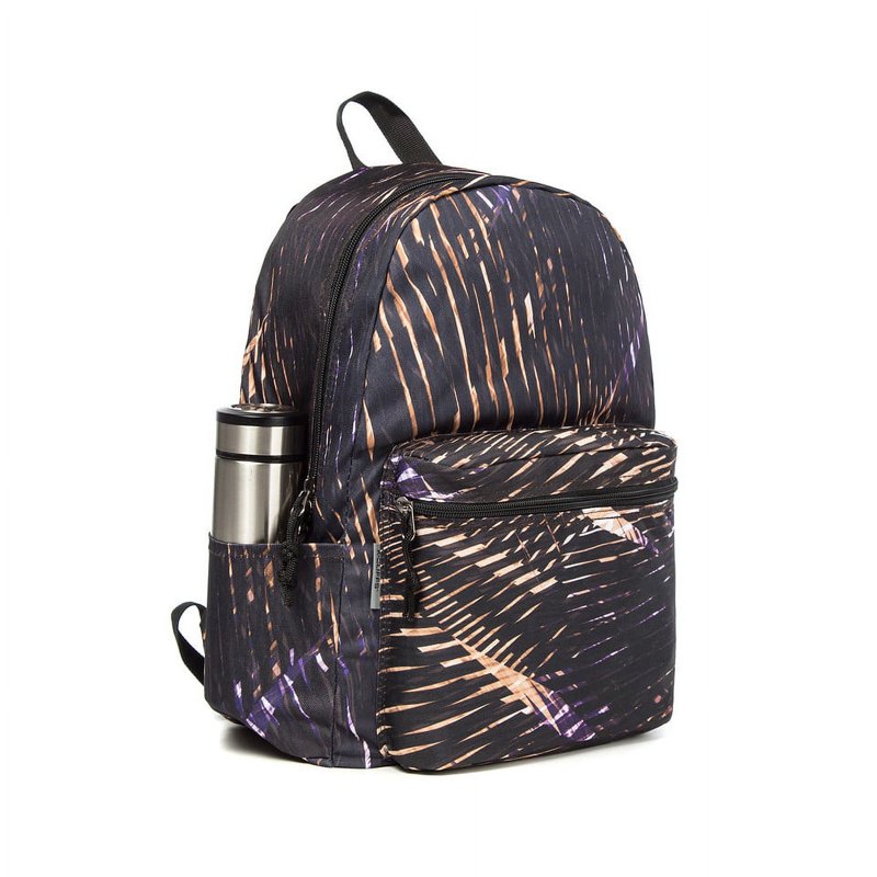 Unisex 18-Inch Meteor Print School Backpack with Laptop Compartment