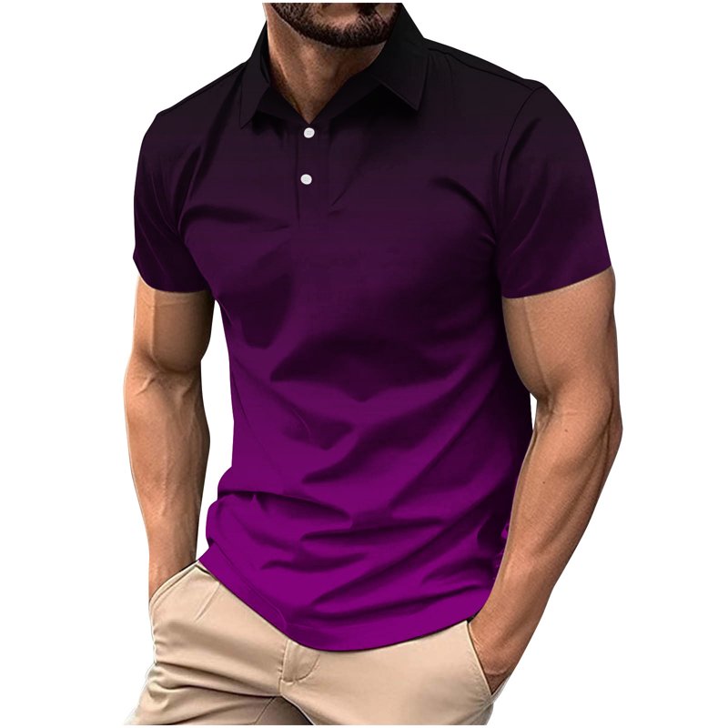 Men's Casual Polo Shirt - Short Sleeve Cotton Pique Golf & Work Shirt