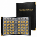High Capacity Coin Collection Album with Clear PVC Sleeves, 480 Pockets, Portable Organizer