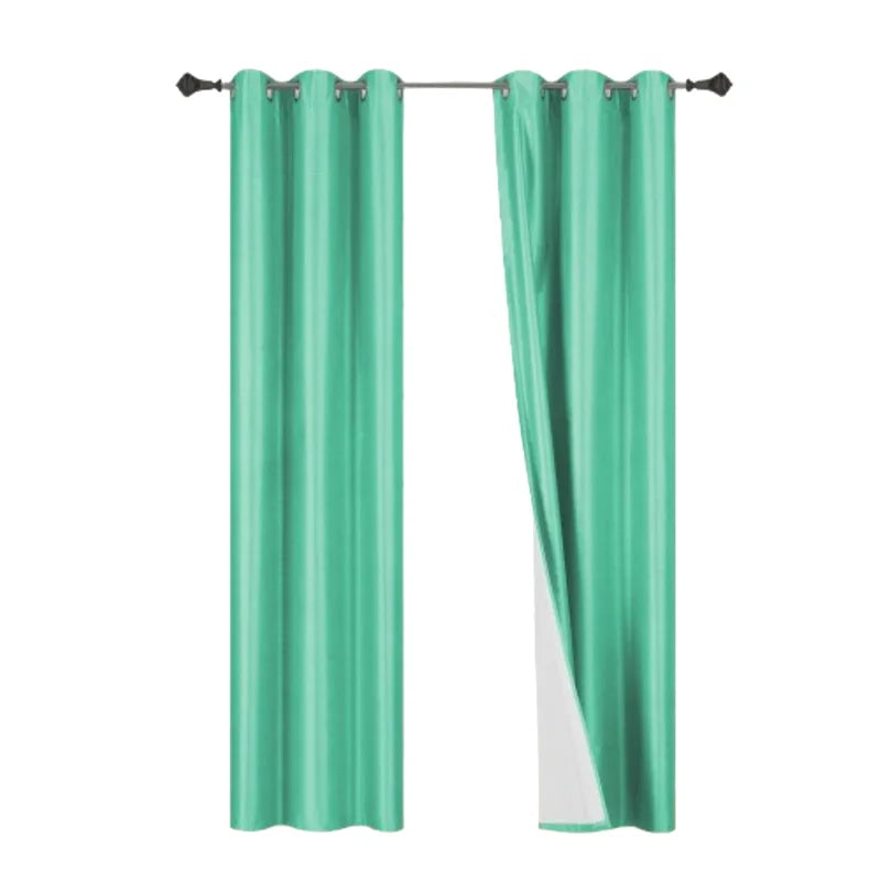 Blackout Window Curtain Panels - 2 Pack, Room Darkening, Noise & Insulation