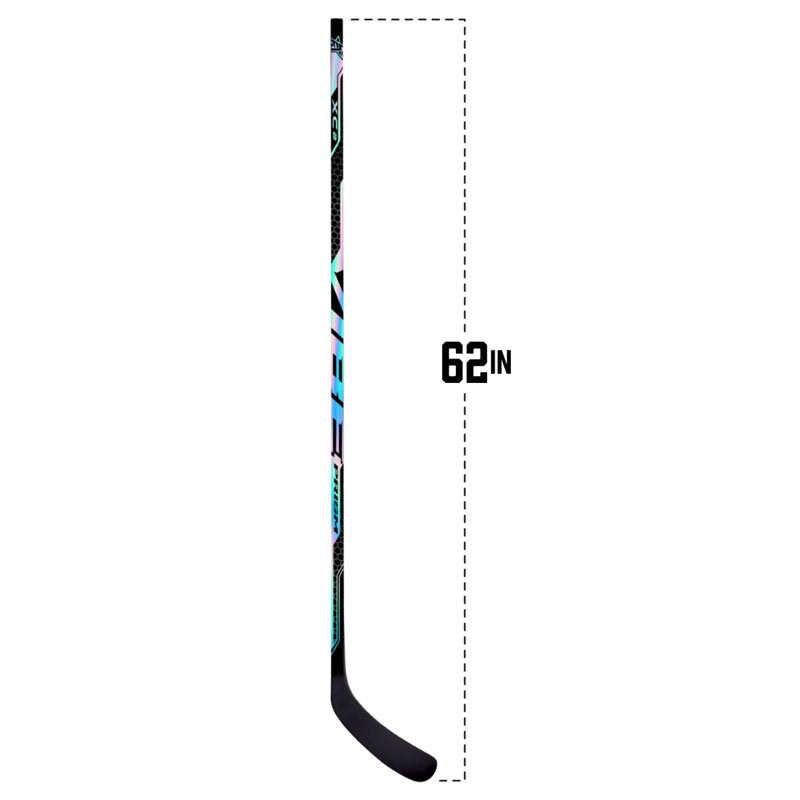 Ice Hockey Stick - Composite, 62 Inch, Left Hand Curve, High Performance