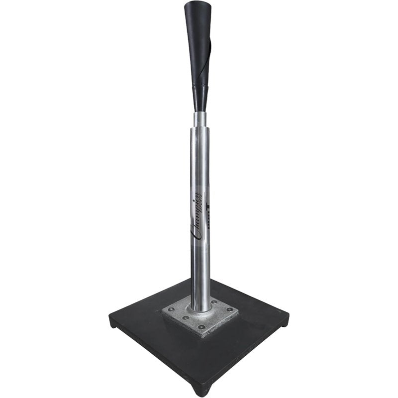 Adjustable Baseball & Softball Batting Tee - Telescoping Aluminum Stem, Heavy Duty Rubber Top, Stable Base for Youth & T-Ball Training