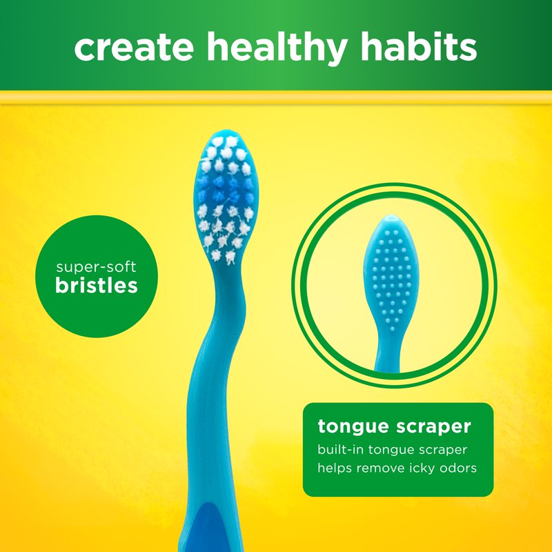 Toddler Soft Bristle Toothbrush Set with Cover and Rinse Cup - Crayola Design