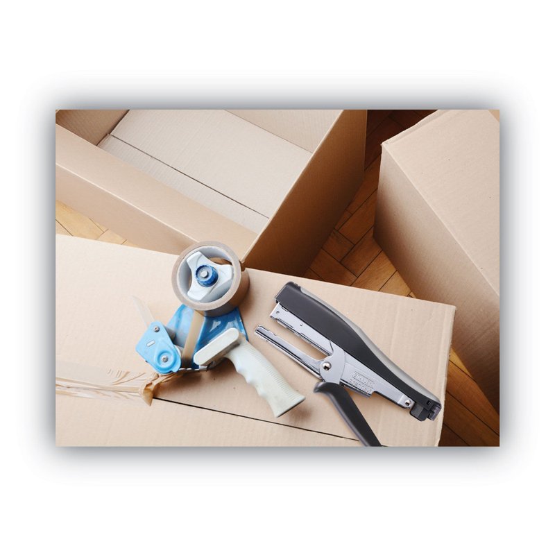 Standard Plier Stapler - Black and Gray, Easy Squeeze, No-Jam Technology