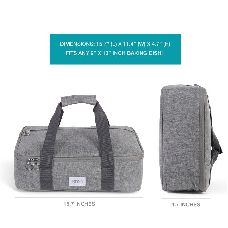 Insulated Casserole Carrying Case for Hot Cold Food Storage - Fits 9x13 Dishes